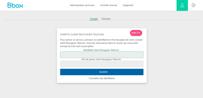 Compte inactif
