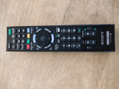 Télécommande de ma TV sony