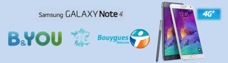 Samsung Galaxy Note 4 disponible à partir du 17 octobre en France