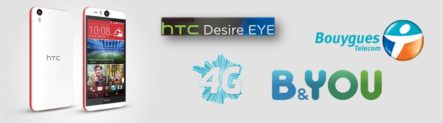 HTC Desire EYE disponible chez Bouygues Telecom