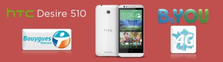 HTC 510 à 1€ avec le forfait Sensation 3Go