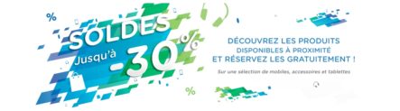 Soldes monstres sur les smartphones et accessoires dans la boutique Bouygues Télécom