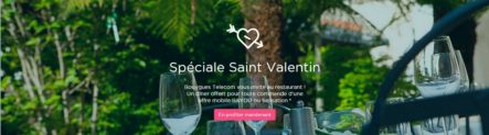Votre repas de la Saint Valentin, offert par Bouygues Télécom