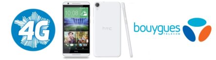 HTC 820 bleu ou gris, sont proposés dans la boutique Bouygues Télécom