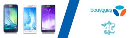 Bon plan – Jusqu&rsquo;à 50€ remboursés pour un Galaxy A3, A5 ou A7 chez Bouygues Télécom