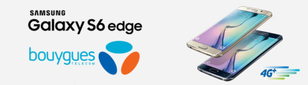Samsung Galaxy S6 edge 64Go en vente chez Bouygues Telecom