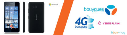 Vente Flash : Lumia 640 à 139.90€ sans engagement chez Bouygues Télécom