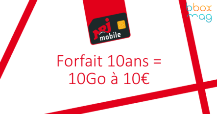 Bon Plan – NRJ mobile série limitée forfait 10Go pour 10€, la fin de l&rsquo;offre s&rsquo;approche