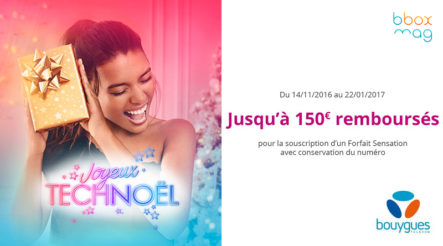 Jusqu&rsquo;à 150€ offerts pour la souscription d&rsquo;un forfait Sensation 5Go et plus