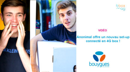 Anonimal offre un set-up à un abonné avec Bouygues Telecom