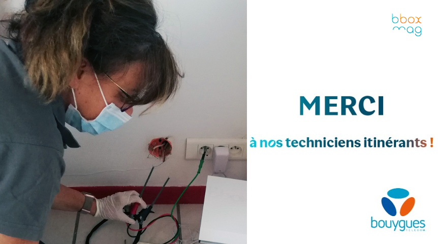 COVID-19 : les techniciens Bouygues Telecom mobilisés pendant la crise