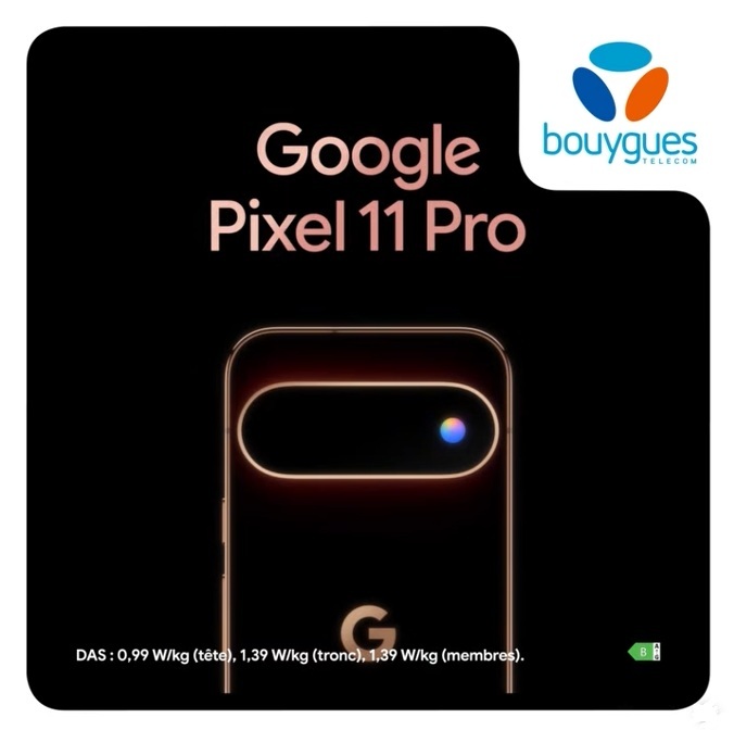 Rendu du Pixel 11 Pro, au centre des Pixel 11 rumeurs avant le 12 août 2026