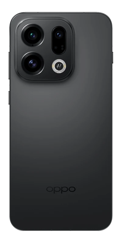 OPPO Find X9 Noir Stellaire, vue de dos