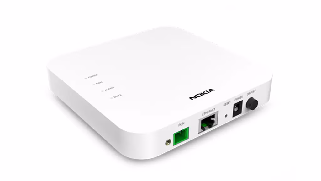 Boîtier ONT Nokia XS-010X-Q utilisé par Bouygues Telecom