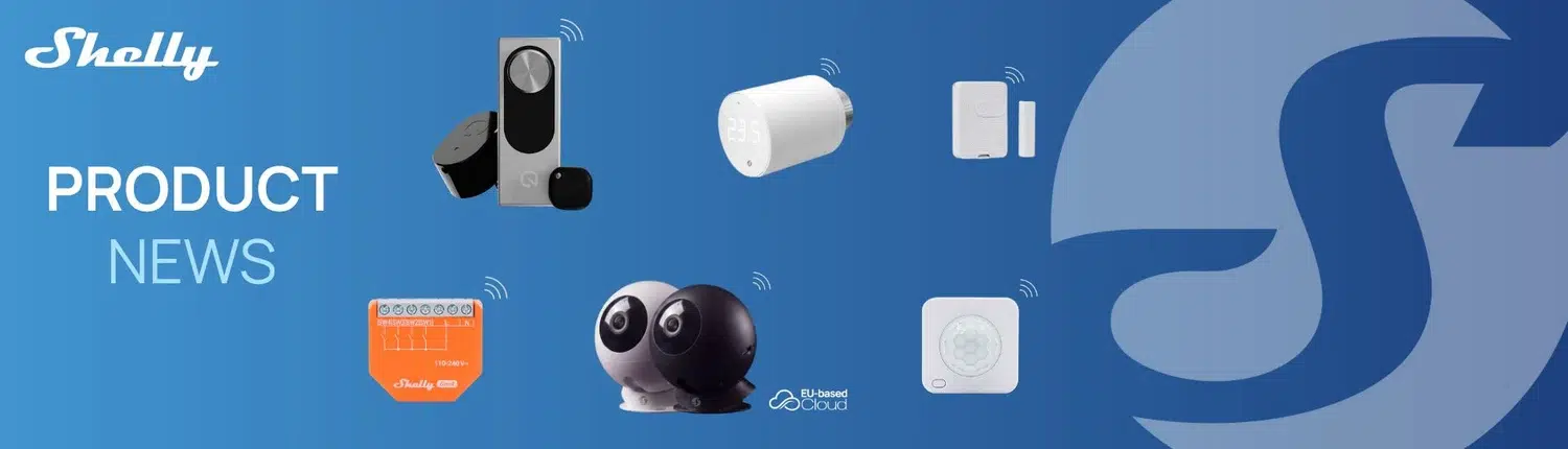 Nouveautés Shelly présentées à l'IFA 2026 : Wall Display, caméra, capteurs et modules