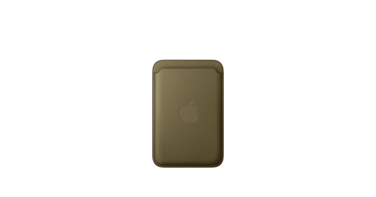 Porte-cartes en tissage fin avec MagSafe pour iPhone