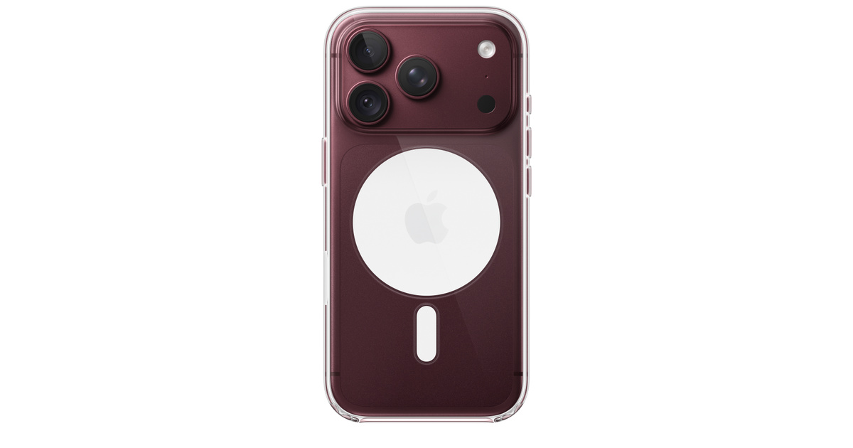 Coque transparente avec MagSafe pour iPhone 18 Pro