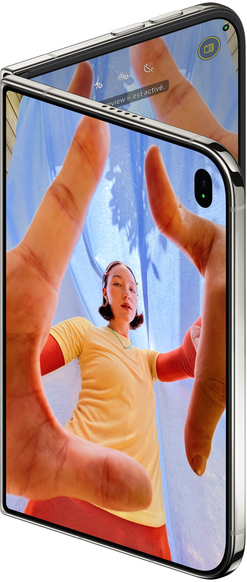 iPhone Duo déplié, format polyvalent