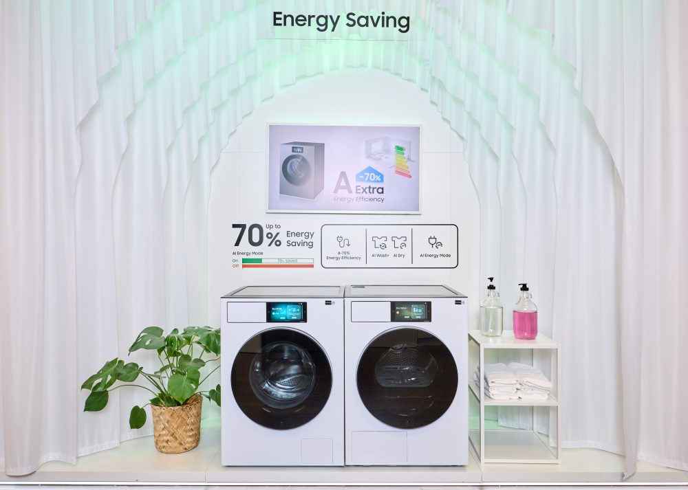 Lave-linge et sèche-linge Samsung Bespoke AI annoncés jusqu'à 70 % d'économie d'énergie à l'IFA 2026